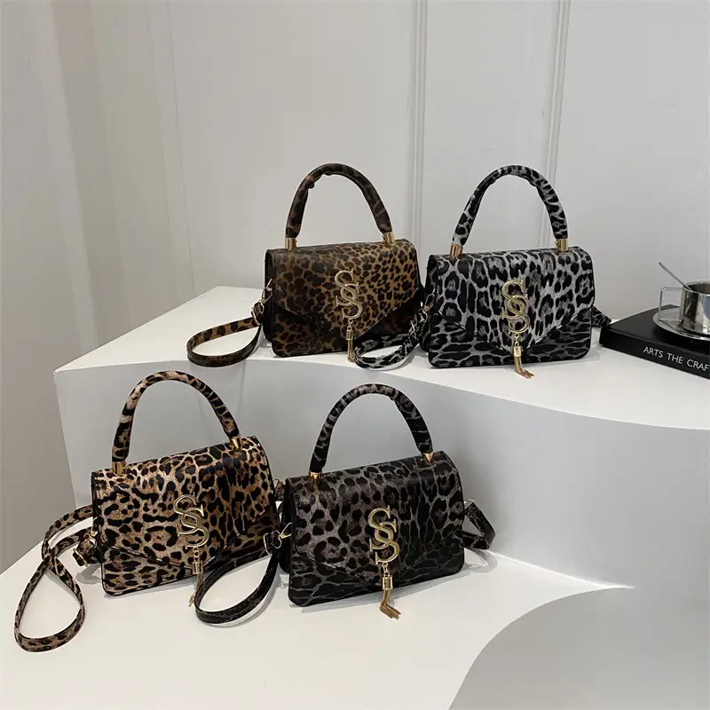 Leopard Print Shoulder Bag Women 2024 Autumn New - Image 5