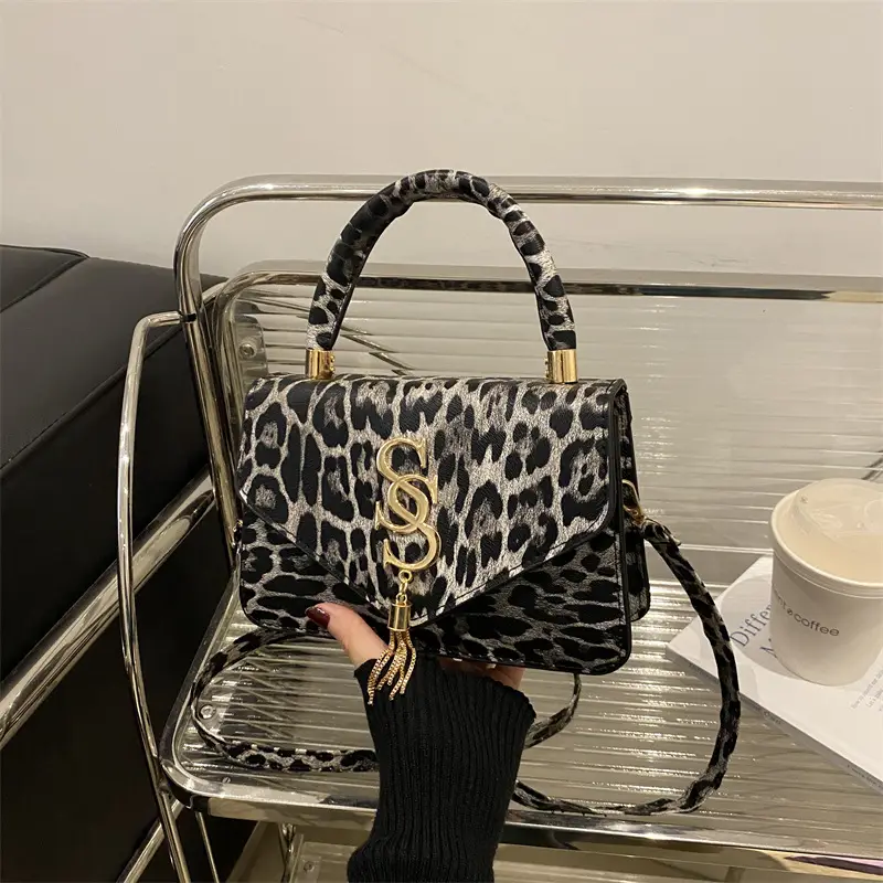 Leopard Print Shoulder Bag Women 2024 Autumn New - Image 6