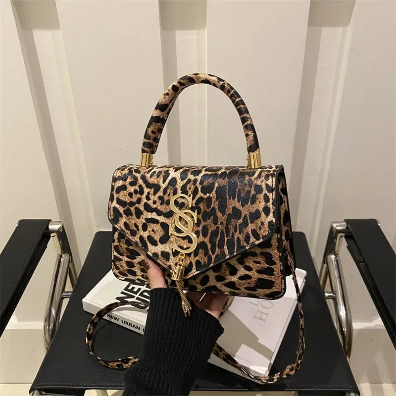 Leopard Print Shoulder Bag Women 2024 Autumn New - Image 7