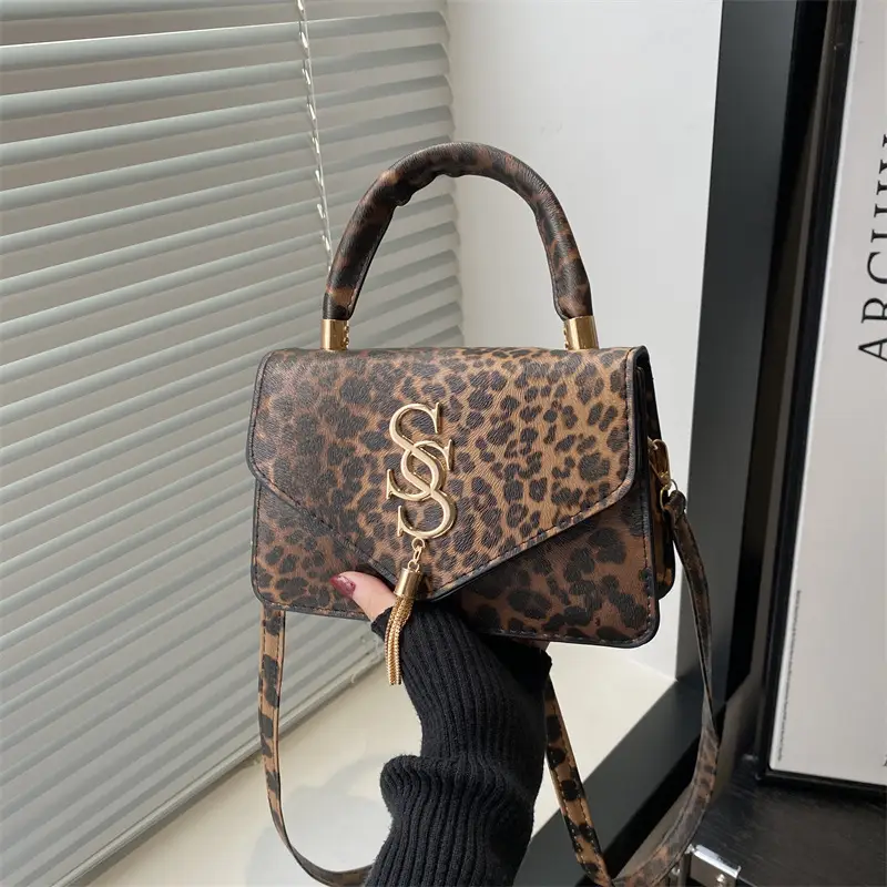 Leopard Print Shoulder Bag Women 2024 Autumn New - Image 8