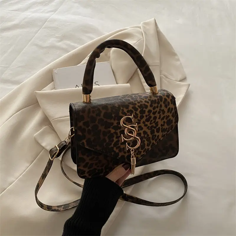 Leopard Print Shoulder Bag Women 2024 Autumn New - Image 3