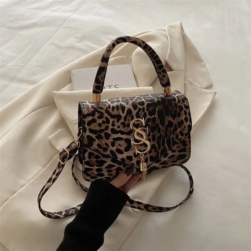 Leopard Print Shoulder Bag Women 2024 Autumn New - Image 4