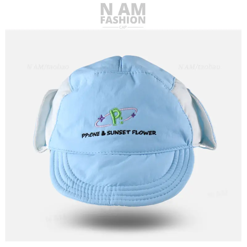 Women's Brown Bomber Cap with Pink Embroidery — feature 8