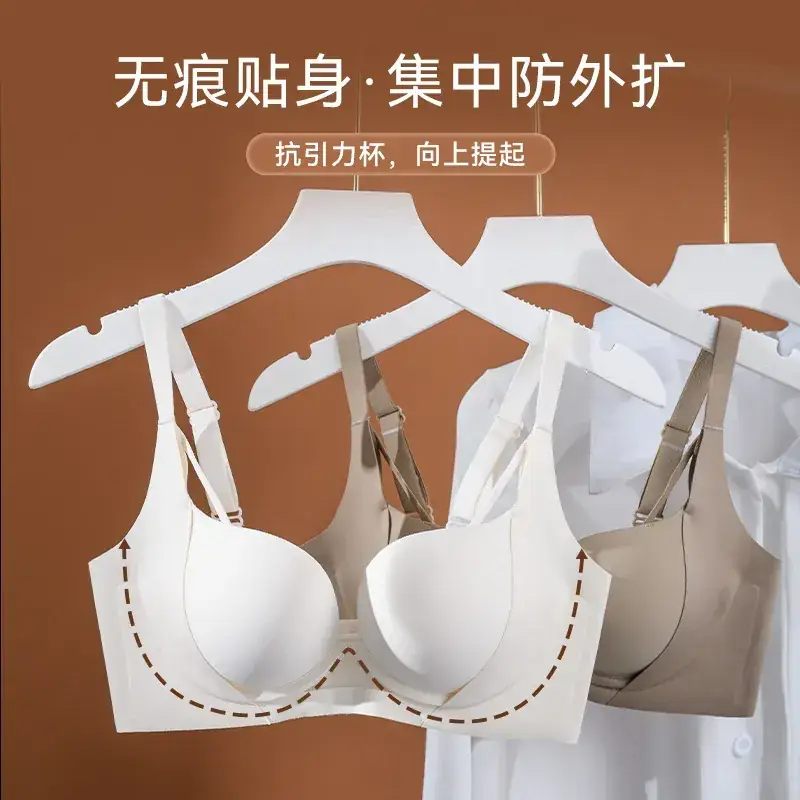 Women's Red Bra Anti-Sagging Gathering Breathable - Image 8