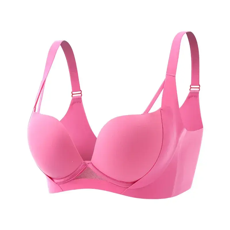 Women's Red Bra Anti-Sagging Gathering Breathable - Image 10