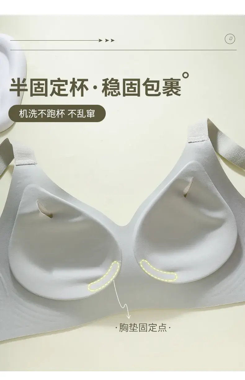 Traceless Pull-up Bra for Plus Size Women Adjustable Comfort — feature 5