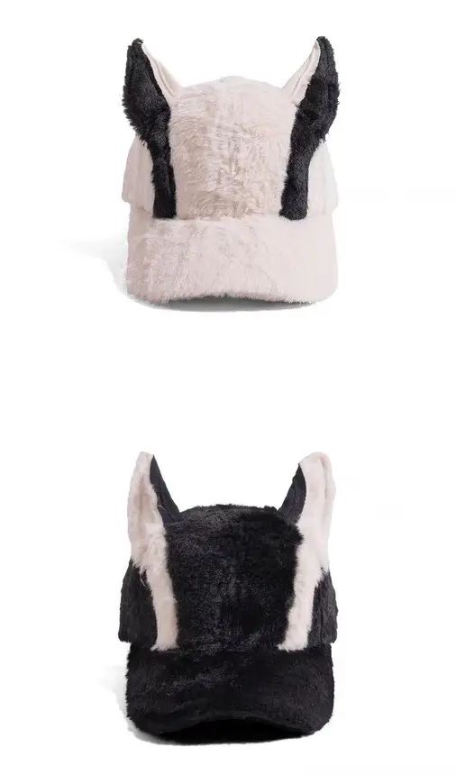 Autumn Winter Dubin Dog Ears Baseball Cap Plush Warm Thickened Cap All-match Face Small Casual Outdoor — feature 6