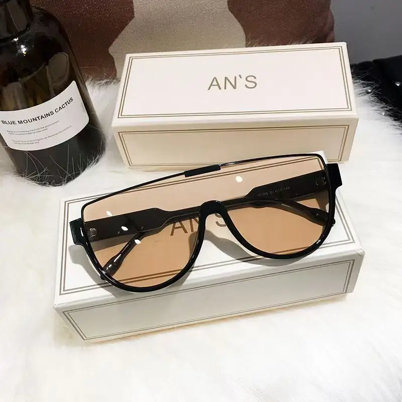 Fashion Aviator Sunglasses Light Blue Transparent - Image 10