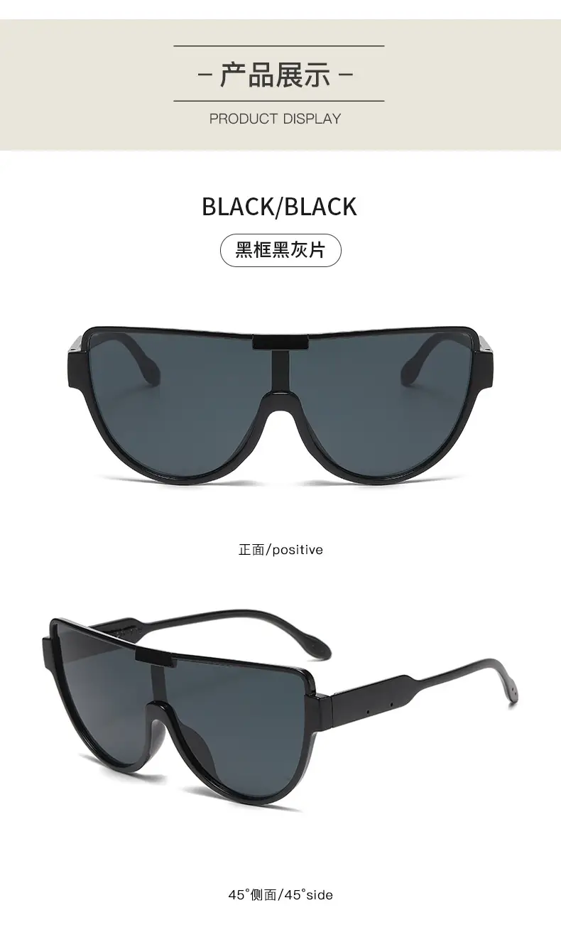 Fashion Aviator Sunglasses Light Blue Transparent β feature 11