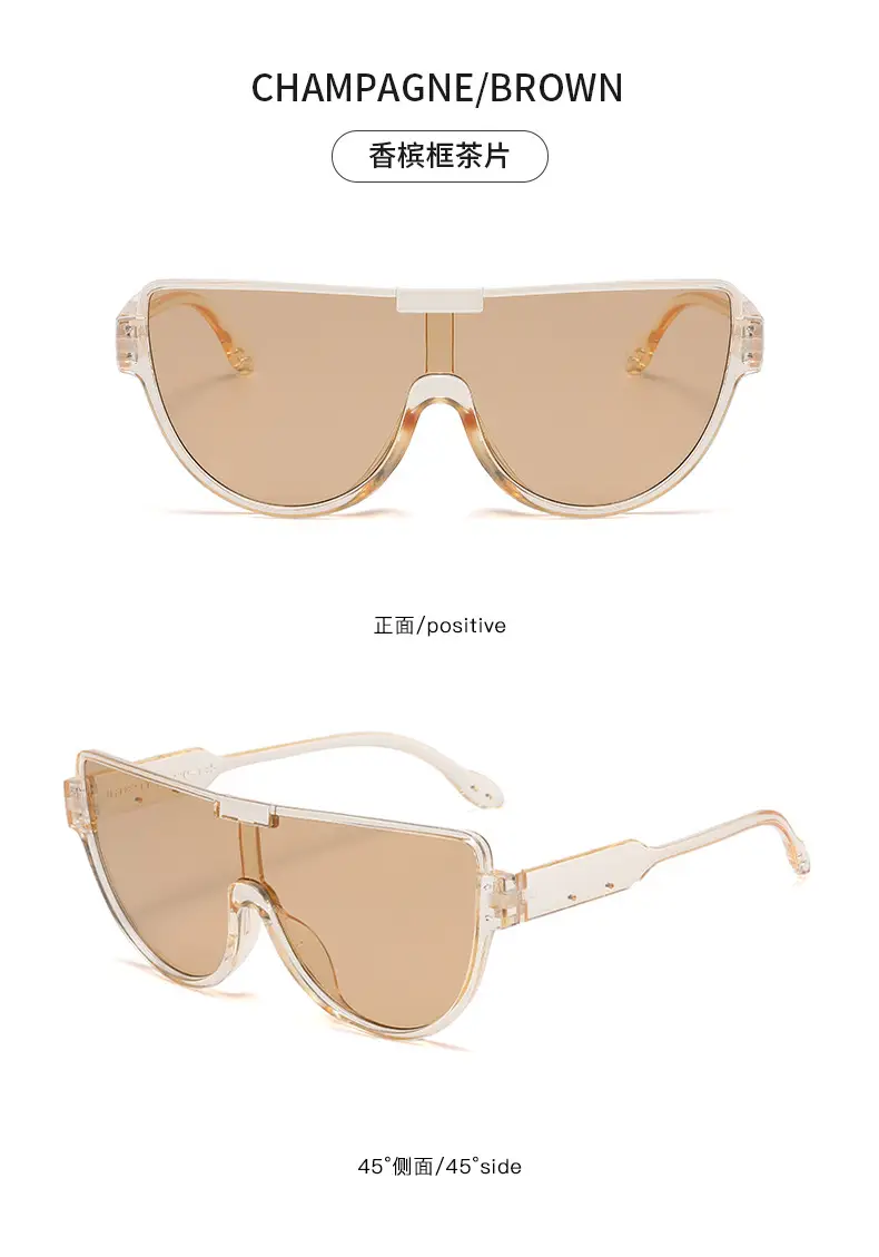 Fashion Aviator Sunglasses Light Blue Transparent β feature 15