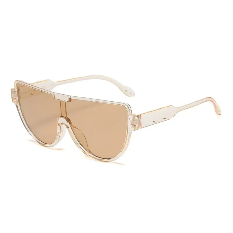 Fashion Aviator Sunglasses Light Blue Transparent - Image 7