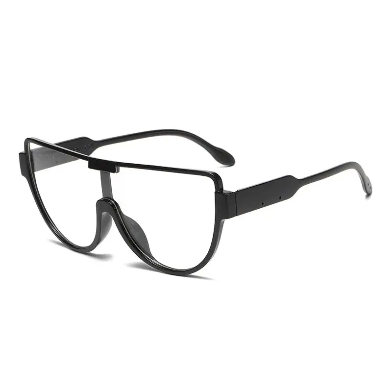 Fashion Aviator Sunglasses Light Blue Transparent - Image 8