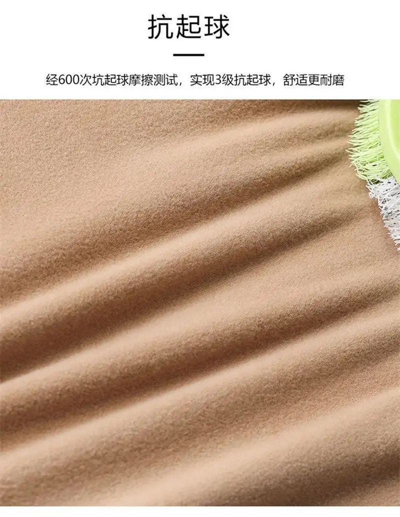 Children Velvet T-Shirt Brown Cream Half High Collar Winter Warm — feature 7