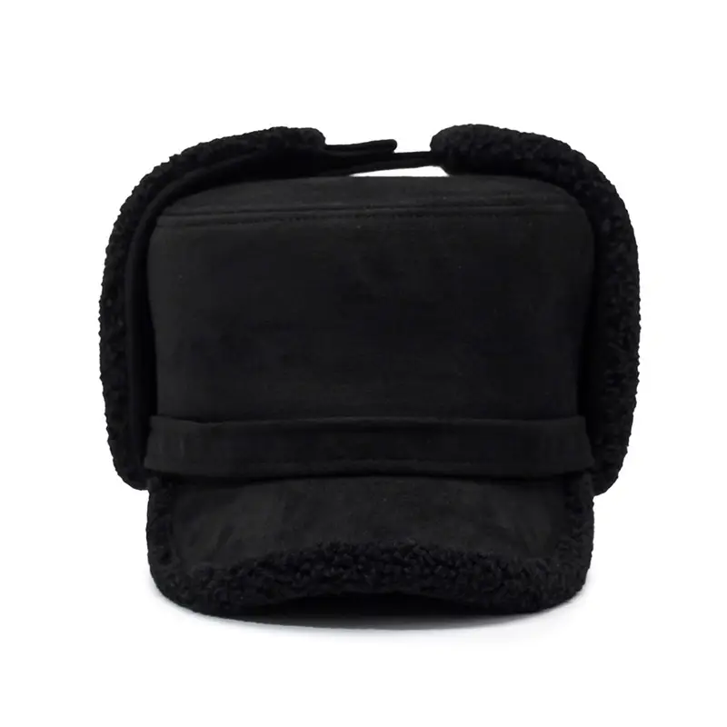 Warm Fur Cap for Men Winter Ear Protection Cap Brown - Image 3