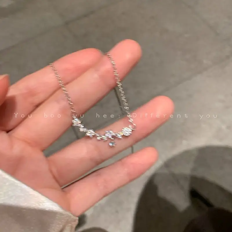 Double Layer Butterfly Necklace Women's Light Luxury Collarbone Chain - Image 14