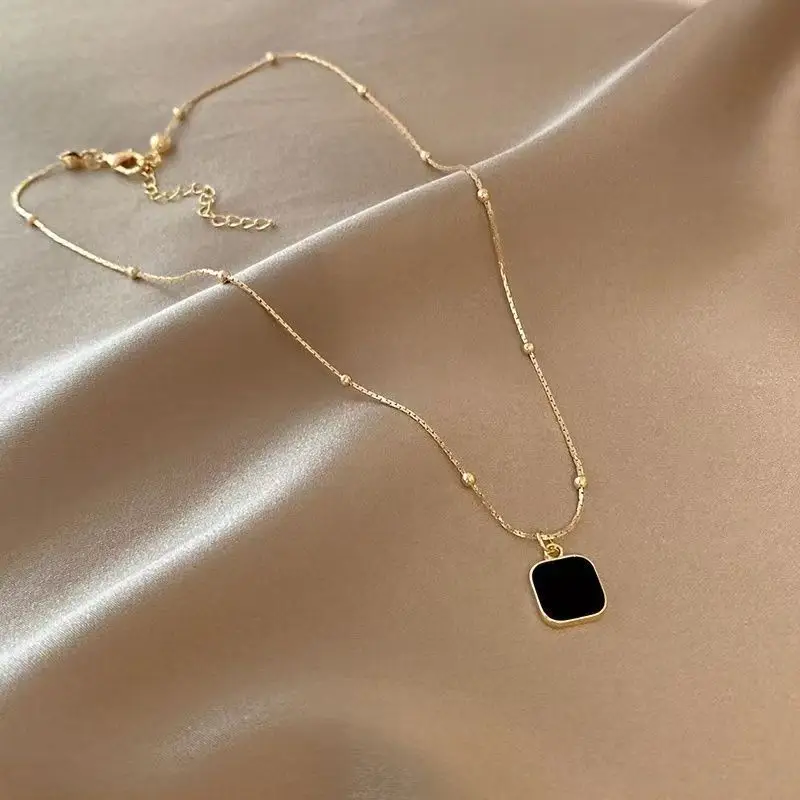 Double Layer Butterfly Necklace Women's Light Luxury Collarbone Chain - Image 21