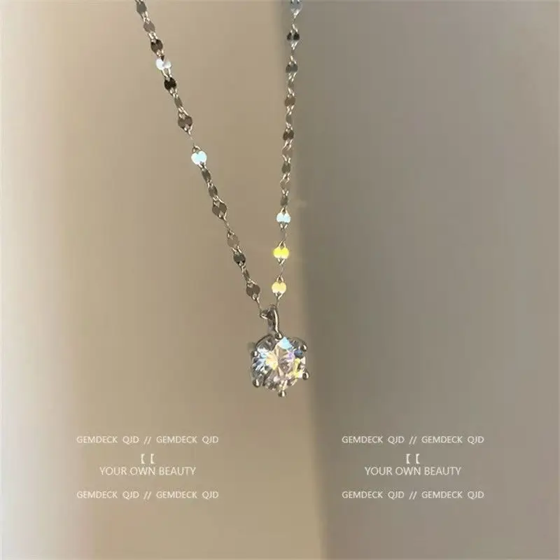 Double Layer Butterfly Necklace Women's Light Luxury Collarbone Chain - Image 3
