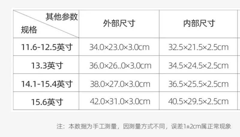 Source Factory Laptop Bag 14inch 15inch Computer Bag Portable Laptop Bag Lightweight Business Briefcase — feature 3