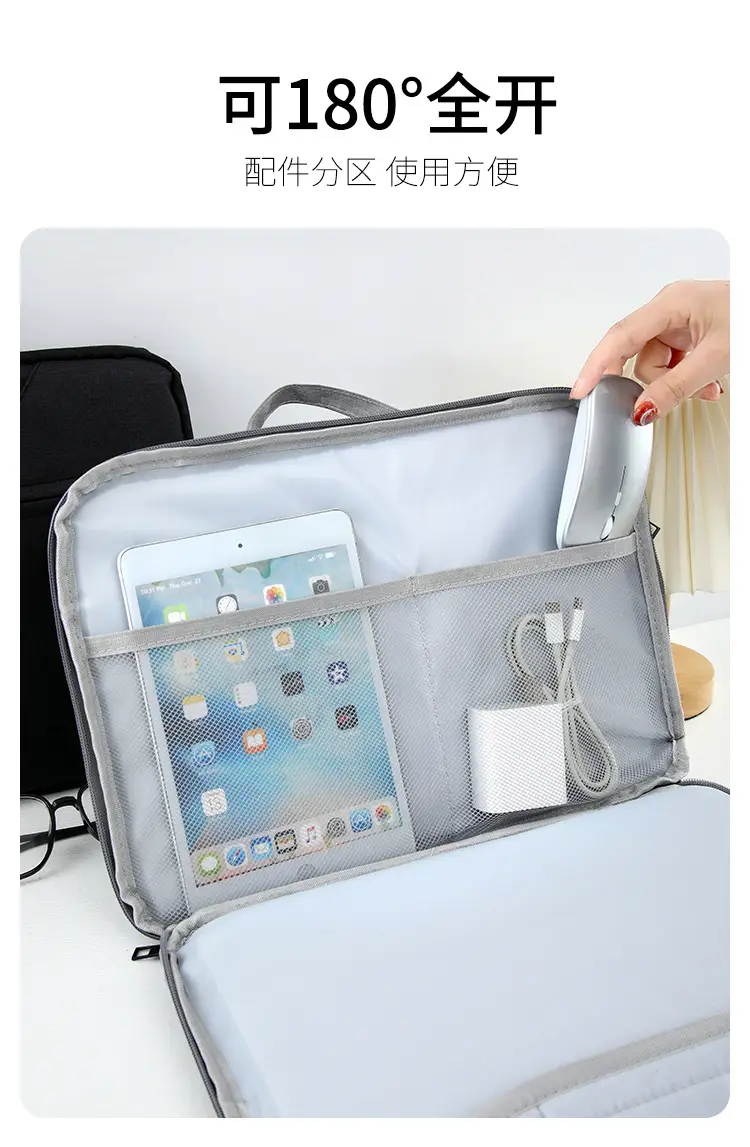Source Factory Laptop Bag 14inch 15inch Computer Bag Portable Laptop Bag Lightweight Business Briefcase — feature 5