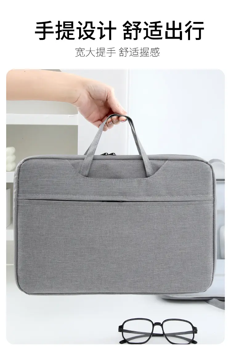 Source Factory Laptop Bag 14inch 15inch Computer Bag Portable Laptop Bag Lightweight Business Briefcase — feature 6