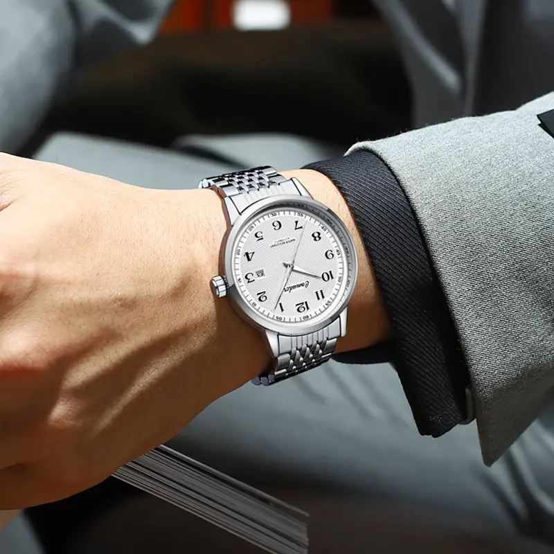 Fully Automatic Imitation Mechanical Watch Men's Watch Men's Hollow Waterproof Trendy Luminous Calendar Douyin Kuaishou Dropshipping - Image 4