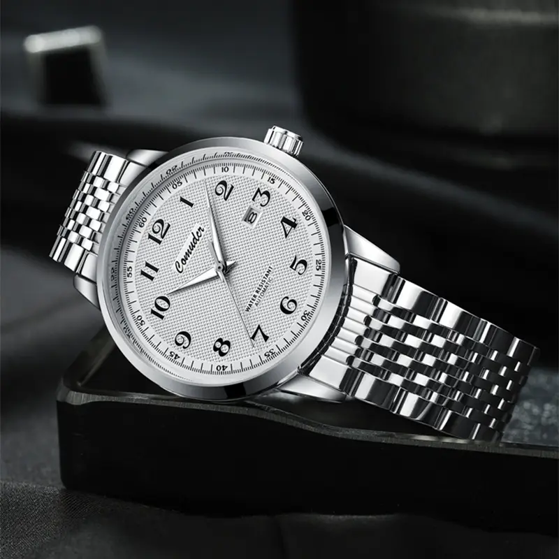 Fully Automatic Imitation Mechanical Watch Men's Watch Men's Hollow Waterproof Trendy Luminous Calendar Douyin Kuaishou Dropshipping - Image 5
