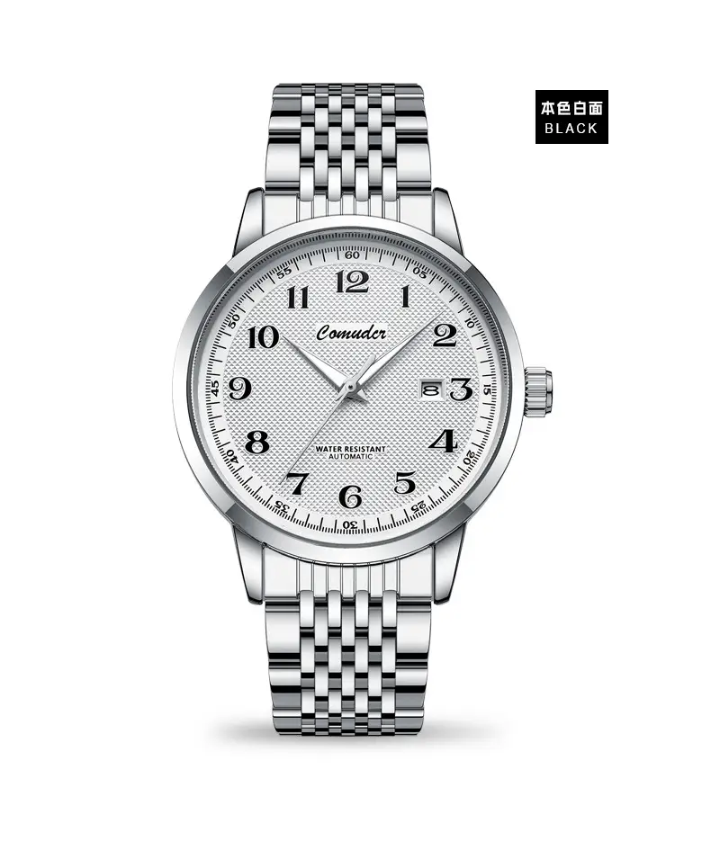 Fully Automatic Imitation Mechanical Watch Men's Watch Men's Hollow Waterproof Trendy Luminous Calendar Douyin Kuaishou Dropshipping — feature 5