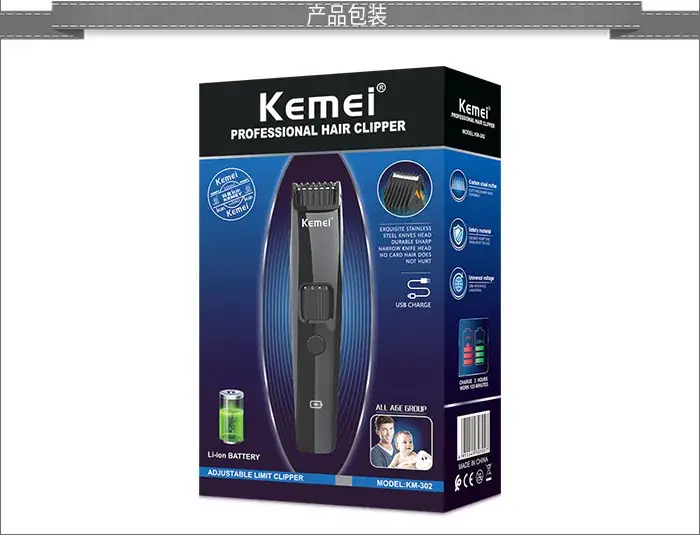 Kemei KM-302 Adjustable Hair Clipper Electric — feature 7