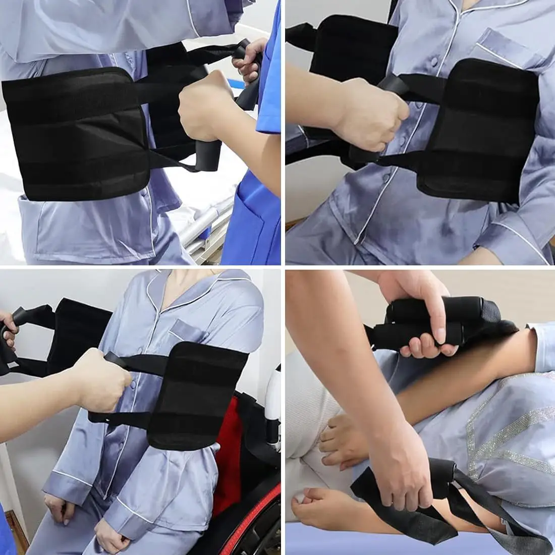 Black Adjustable Belt for Bed-Ridden Turn Over Care — feature 10