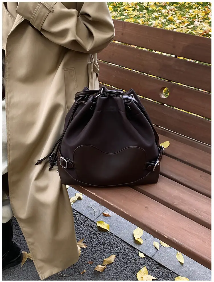 Black Korean High-End Bucket Bag for Women — feature 16