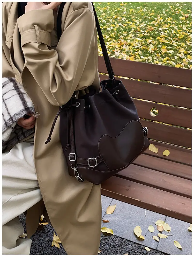 Black Korean High-End Bucket Bag for Women — feature 22