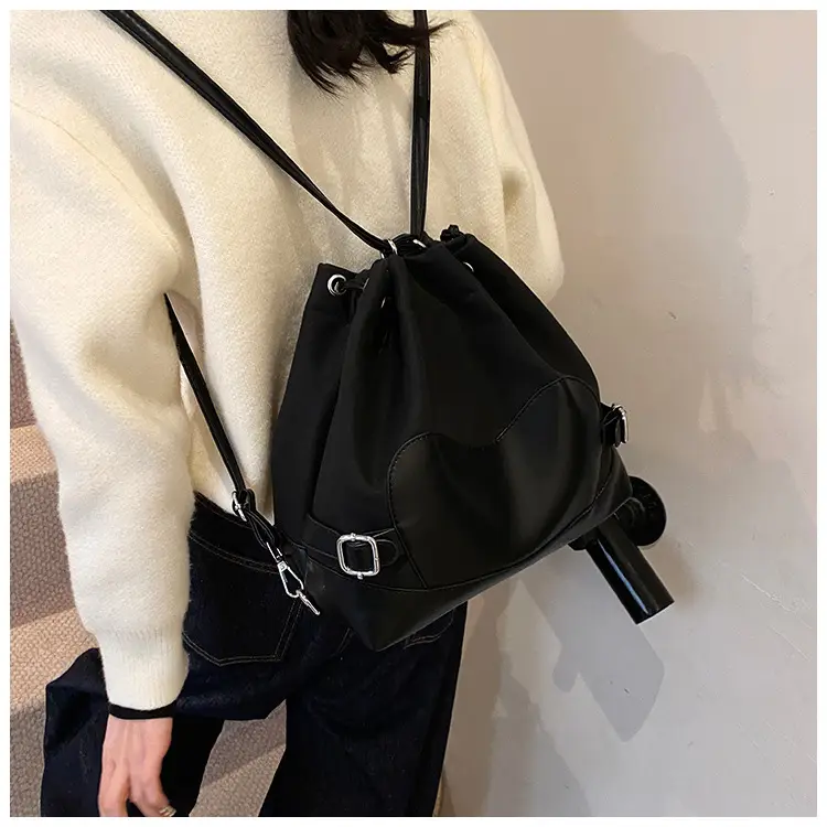 Black Korean High-End Bucket Bag for Women — feature 27