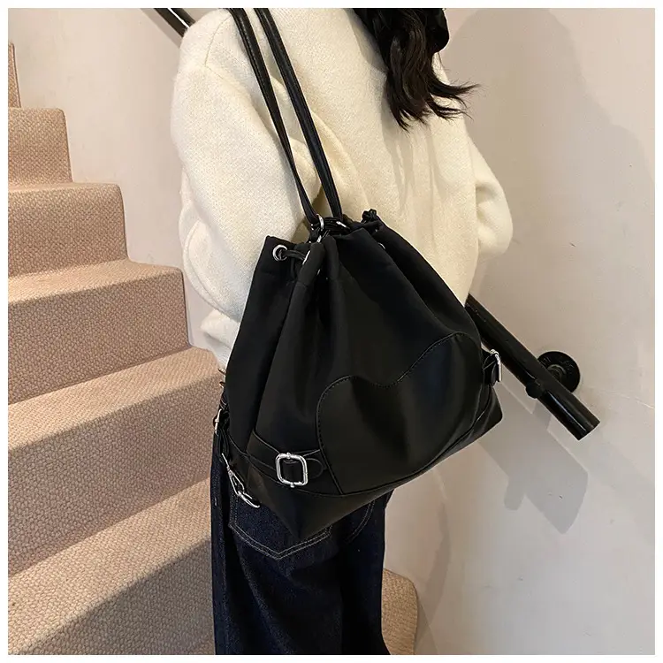 Black Korean High-End Bucket Bag for Women — feature 29
