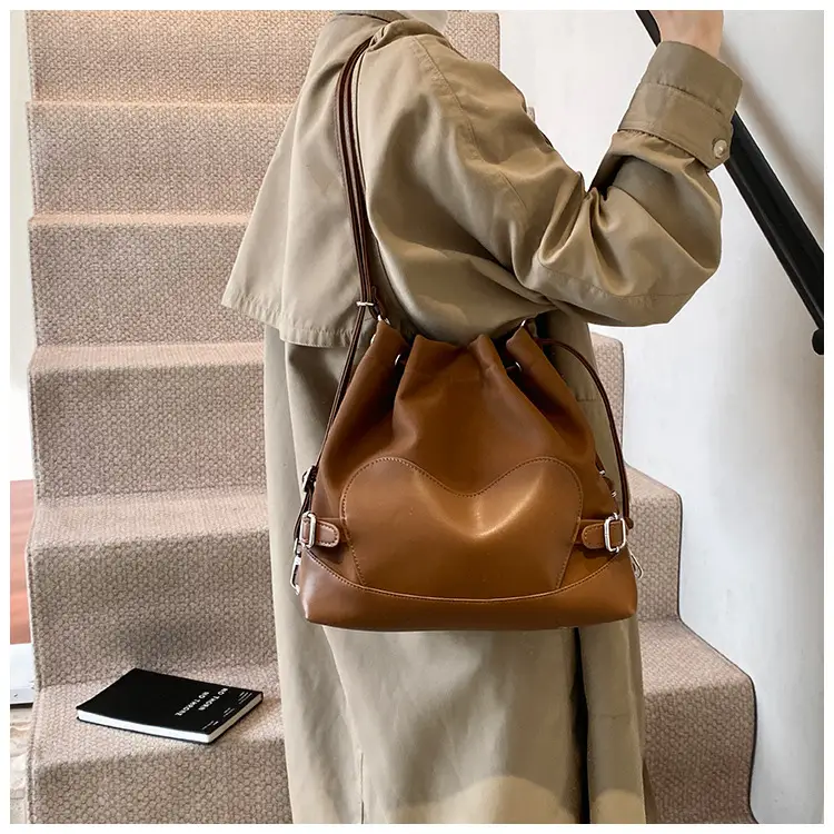 Black Korean High-End Bucket Bag for Women — feature 36