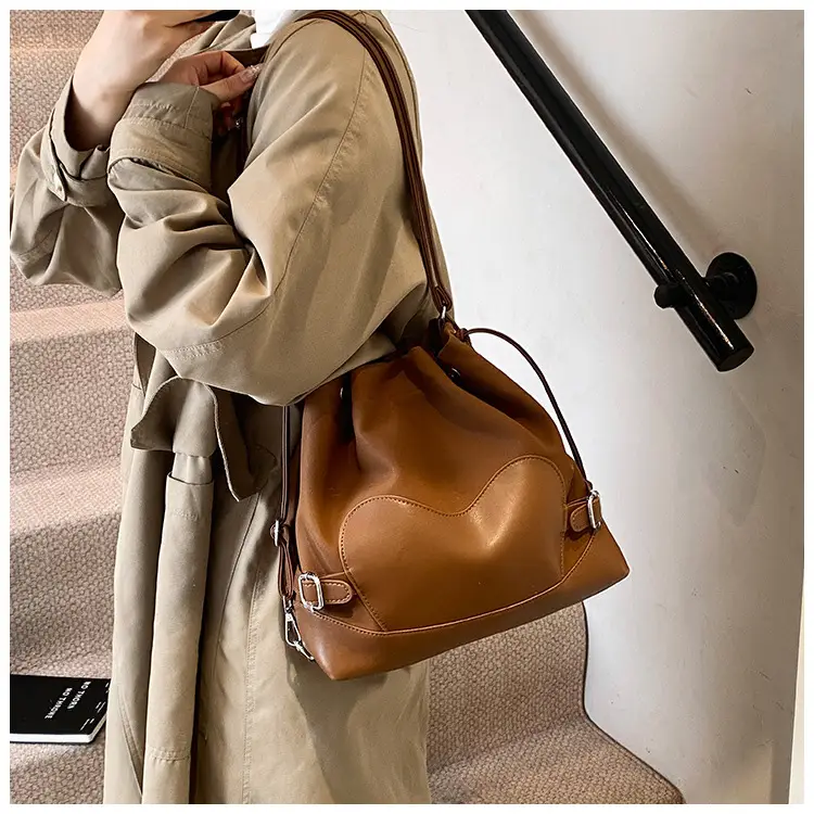 Black Korean High-End Bucket Bag for Women — feature 38