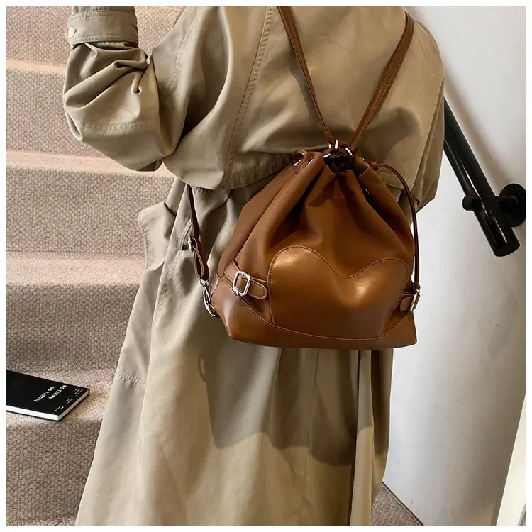 Black Korean High-End Bucket Bag for Women — feature 40