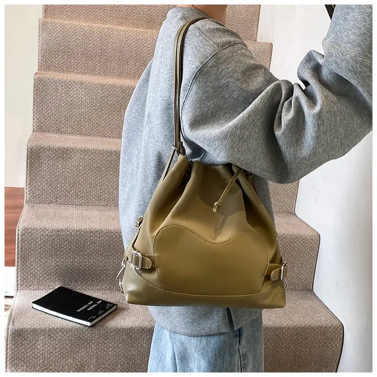 Black Korean High-End Bucket Bag for Women — feature 43