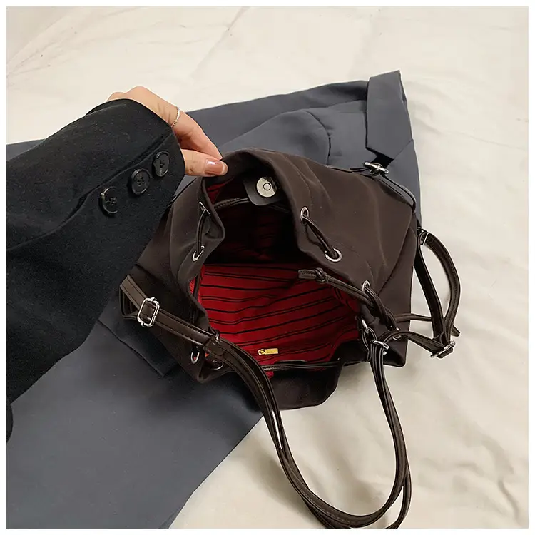 Black Korean High-End Bucket Bag for Women — feature 47