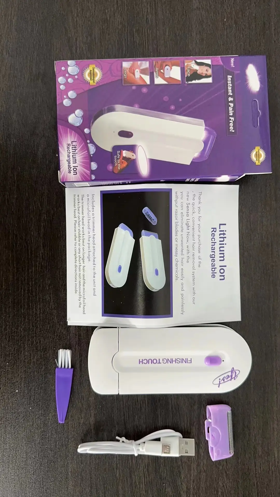 Induction Hair Shaver with Blue Light for Smooth Skin — feature 1