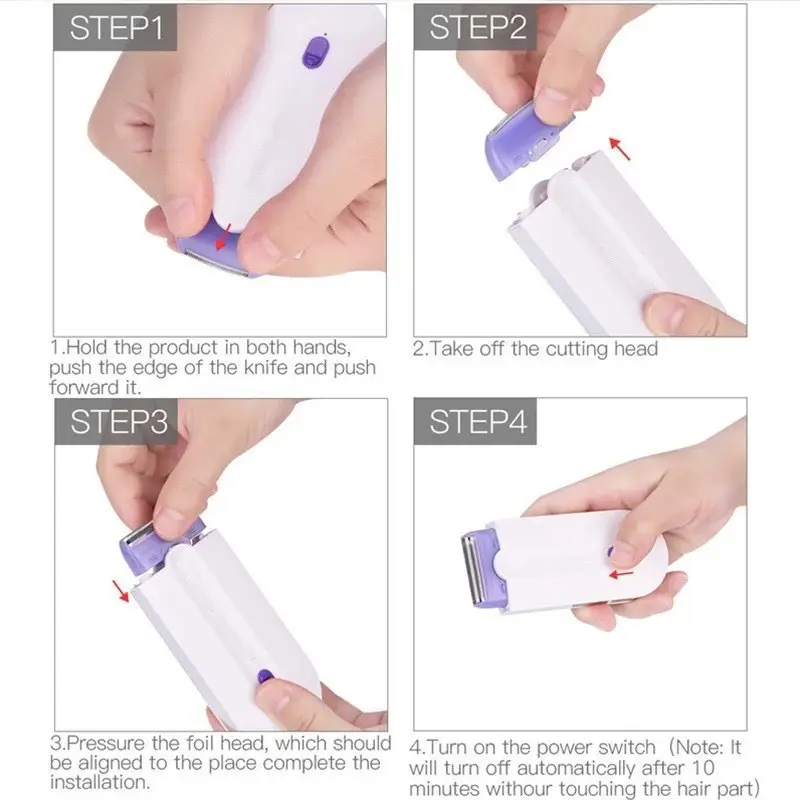 Induction Hair Shaver with Blue Light for Smooth Skin — feature 9