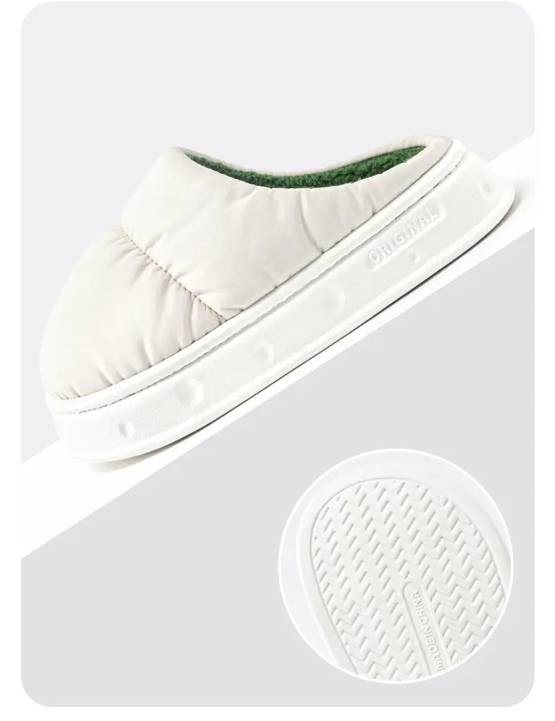 Waterproof Cotton Slippers for Women, Winter 2026 New Model, Non-Slip, Warm, Thick-Soled, Suitable for Outdoor Use, Closed-Toe Slippers for Men, Bulk Purchase Negotiable — feature 14