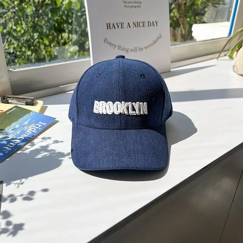 Women Korean Letter Embroidered Baseball Cap Autumn Winter — feature 10