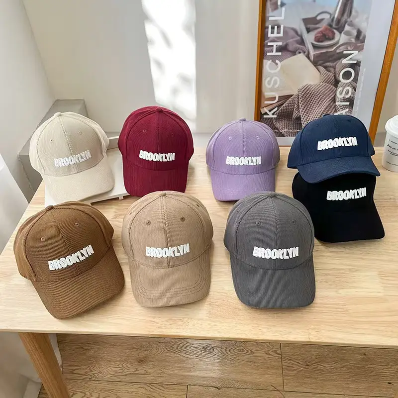 Women Korean Letter Embroidered Baseball Cap Autumn Winter — feature 5