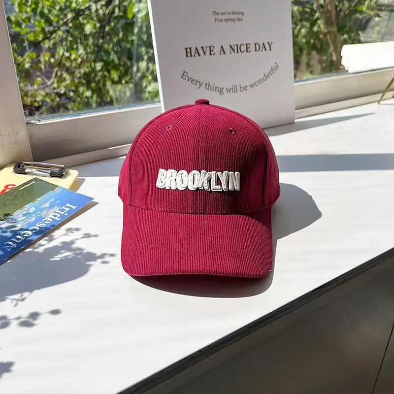 Women Korean Letter Embroidered Baseball Cap Autumn Winter - Image 4