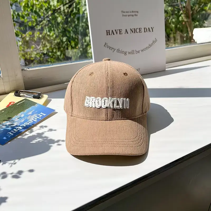 Women Korean Letter Embroidered Baseball Cap Autumn Winter - Image 6