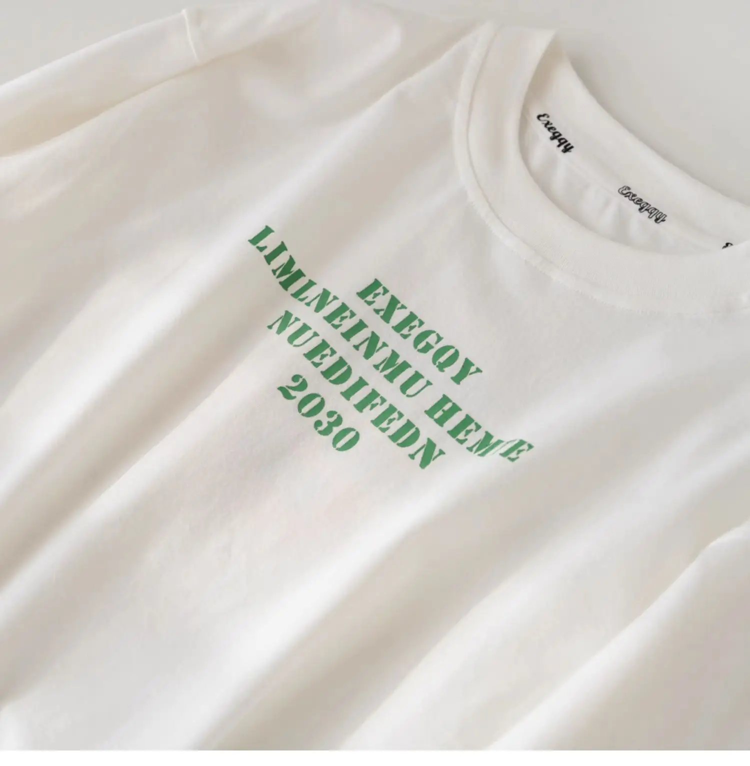 Kids Long Sleeve Cotton T-Shirt Olive Green Medium to XL — feature 19