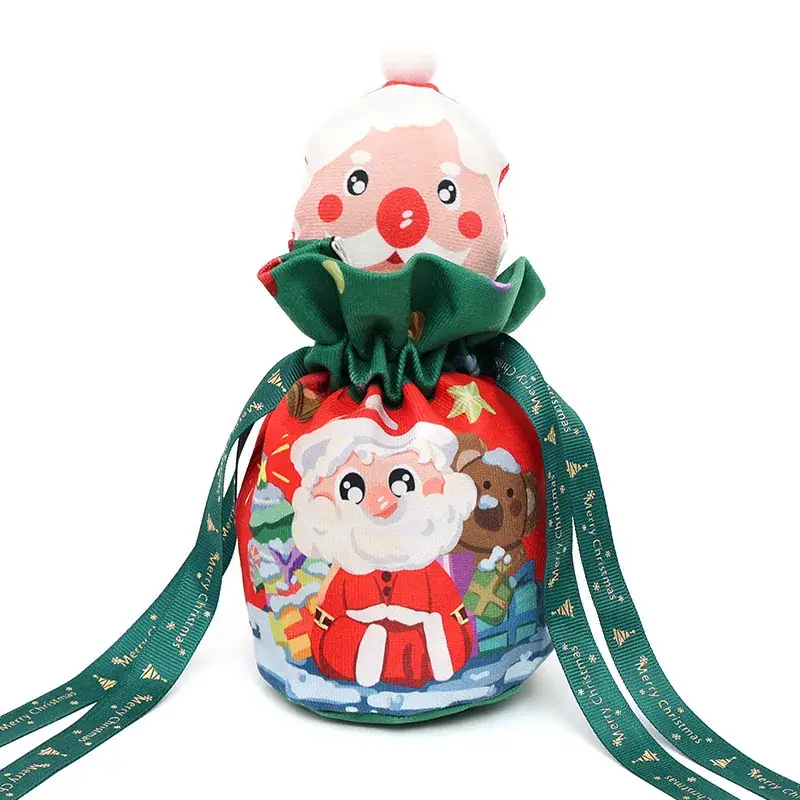 Christmas Apple Candy Bag Red White 22cm - Image 54