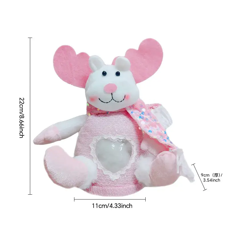 Christmas Apple Candy Bag Red White 22cm - Image 17