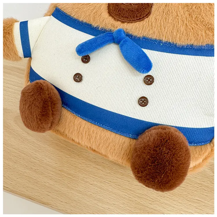 Cute Plush Shoulder Bag with Capybara Design — feature 15