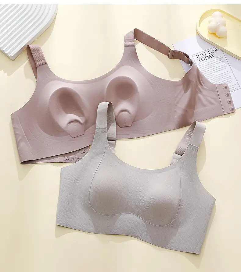 Traceless Underwear Women's Plus Size Anti-Bump Bra — feature 16